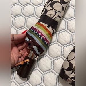 Coach umbrella. 🌧️🌂